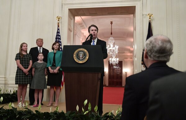 Trump apologizes to Kavanaugh during swearing in ceremony AP News